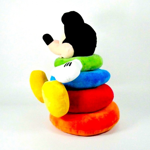 Disney Baby - Mickey Mouse Plush Stacking Ring Toy - Picture 2 of 4